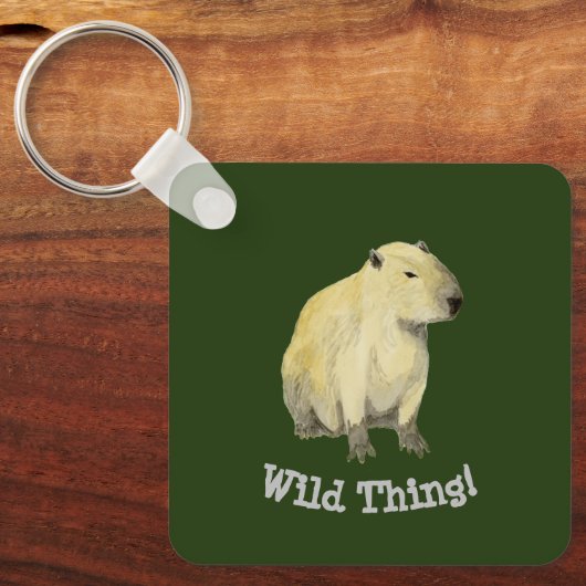 Capybara Sleutelhanger (Voorkant)