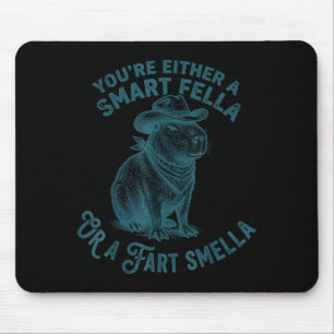 Capybara Slimme vent scheet stinker Grappige Cowbo Muismat