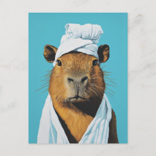 Capybara Spa Day Briefkaart