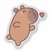 Capybara Sticker (Voorkant)