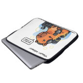 Capybara Streamer Laptop Sleeve – Custom Name or C (Voorkant onderkant)