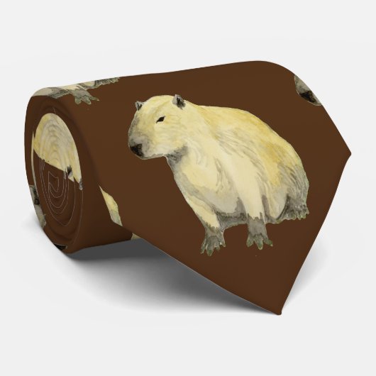 Capybara Stropdas (Opgerold)