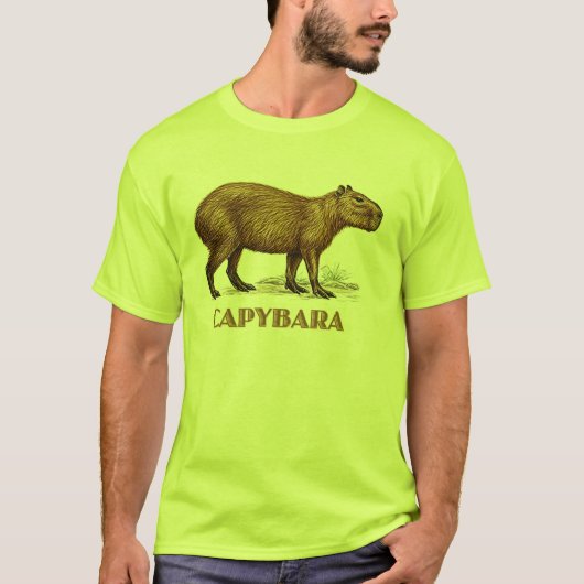 capybara t-shirt (Voorkant)