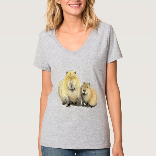 Capybara T-shirt (Voorkant)