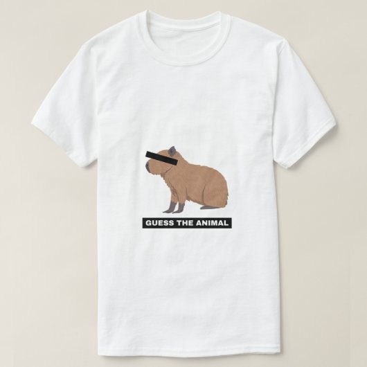 Capybara T-shirt (Design voorkant)