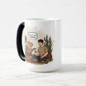 Capybara Therapy Time Squeak If You're Overwhelmed Magische Mok (Voorkant links)