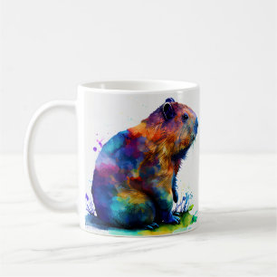 Capybara Tumbler Wrap Sublimation Design Koffiemok