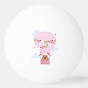 Capybara verjaardagsfeestje kids horloge pingpongballen