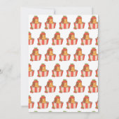 Capybara verjaardagsfeestje uitnodiging | schattig (Achterkant)