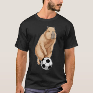 Capybara Voetballer Voetbal T-shirt