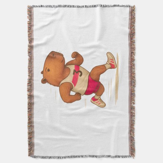 Capybara Voetbalsport Dier Capybara Athlet Deken (Voorkant Verticaal)