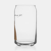 Capybara wat kijk je op Drinkware Set Blikvorm Glas (Links)
