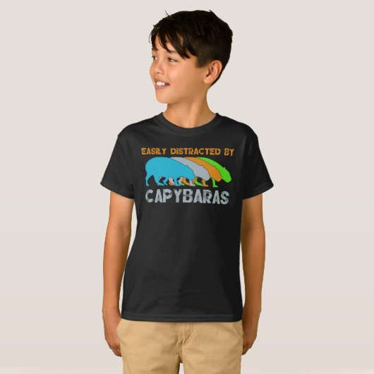 CAPYBARA Water Pig Funny Capybaras T-shirt (Voorkant volledig)