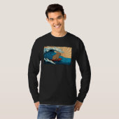 Capybara Wave  Surfboard Surfer Capibara Animal T-shirt (Voorkant volledig)