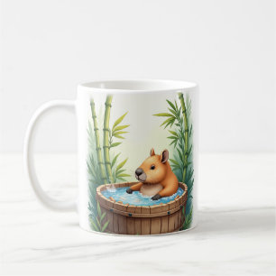 Capybara Whirlbad Relaxatie Chille Sfeer Spa Dag S Koffiemok