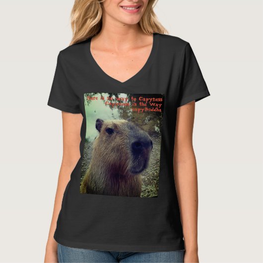 Capybara Wisdom T-shirt (Voorkant)