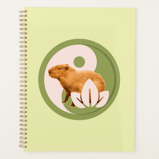 Capybara Zen Yin Yang Nature Paisible (Devant)