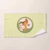 Capybara Zen Yin Yang Nature Paisible (Serviette à main)