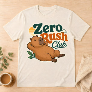 Capybara Zero Rush Club Relaxed Retro T-Shirt