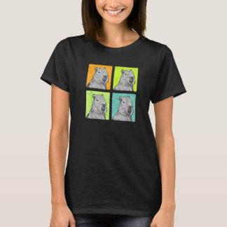 Capybara Zuid-Amerika Rodent Grass Eater T-shirt