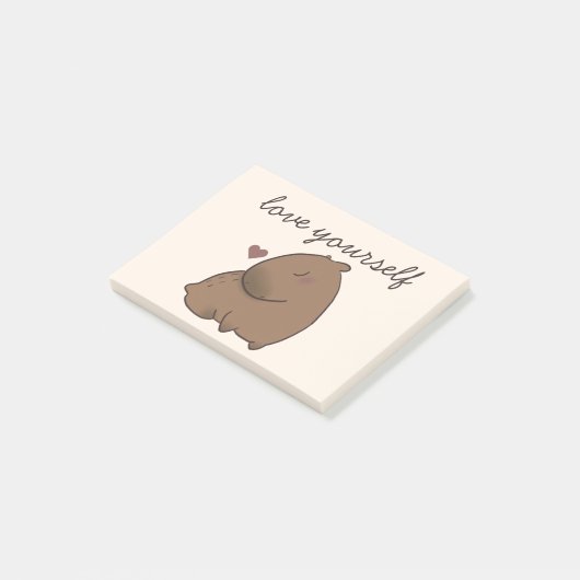 Capybarakoets Post-it® Notes (Schuin)