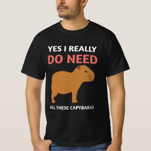 Capybaras dierenliefdesidee t-shirt
