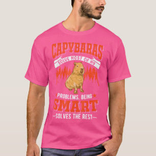 Capybaras lost de meeste van mijn problemen op in t-shirt