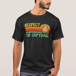 Capybaras respecteren de Capybara Cavy knaagdier K T-shirt