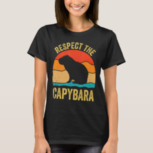 Capybaras Shirt respecteert het Capybara Cavy Rode