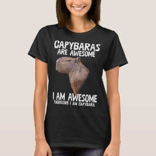 Capybaras Zijn Geweldig Daarom Ben Ik Capibara Gra T-shirt