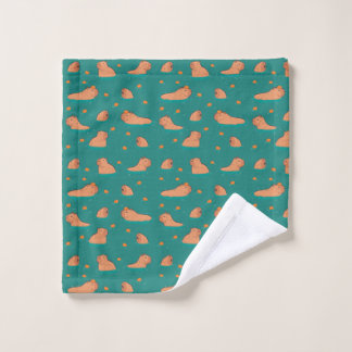 capybares flottantes avec orange