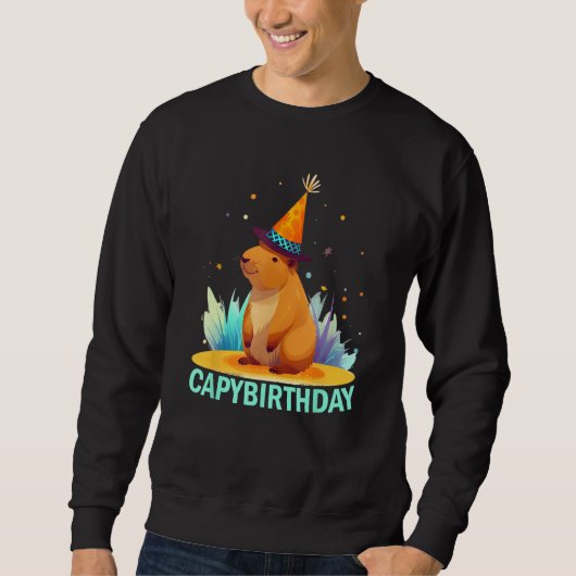 Capybirthday Birthday Capybara 1 Trui (Voorkant)