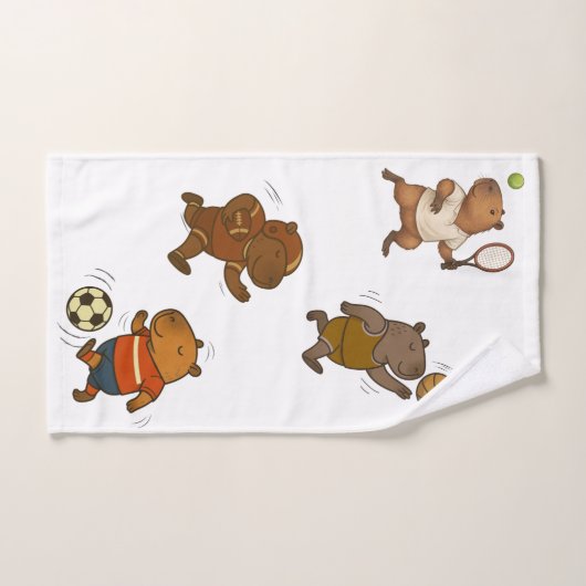 CapyCharm : L'icône adorable (Serviette à main)