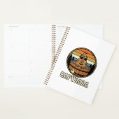 Capydada Capybara Vader Retro Bubbelbad Vectorontw Planner (Display)