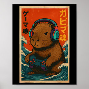 Capyra Grappige Videospelletjes Capyra Gamers Kind Poster
