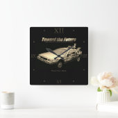 Car：Acrylic Wall Clock Vierkante Klok (Huis)