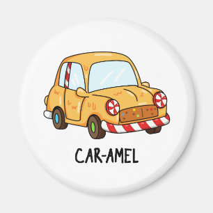 Car-amel Funny Snoep Car Pun Magneet