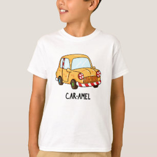 Car-amel Funny Snoep Car Pun T-shirt