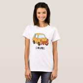 Car-amel Funny Snoep Car Pun T-shirt (Voorkant volledig)