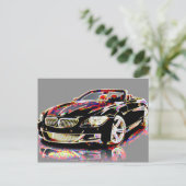 Car Art Briefkaart (Staand voorkant)