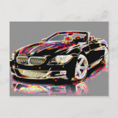 Car Art Briefkaart (Voorkant)