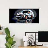 Car Art Poster (Thuiskantoor)