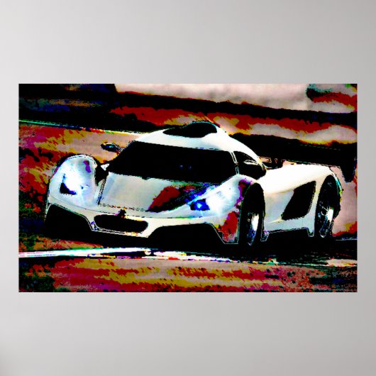 Car Art Poster (Voorkant)