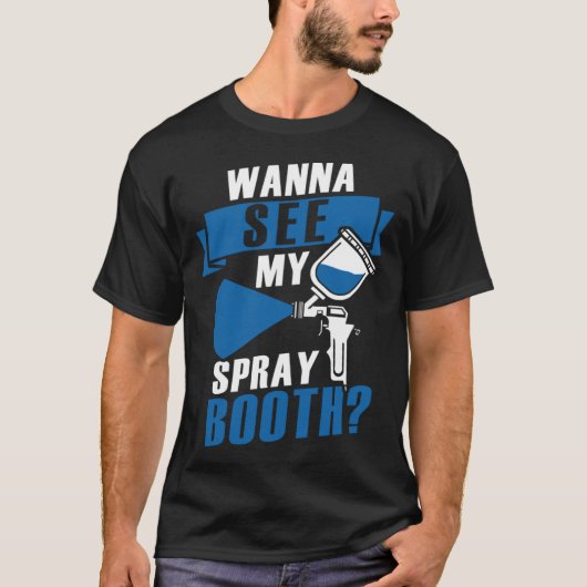 Car Auto Painter Painting Spray Booth T-shirt (Voorkant)