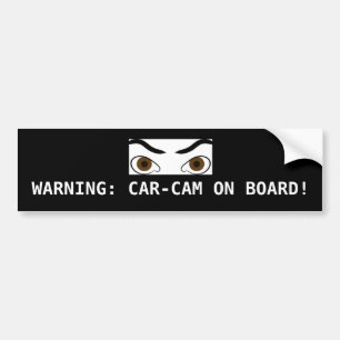 CAR-CAM AAN BOORD BUMPERSTICKER "GROOT"
