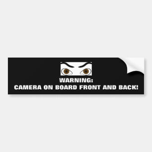 CAR CAMERA AAN BOORD BUMPERSTICKER "GROOT"