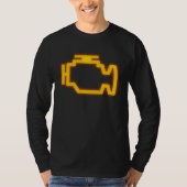 Car Check Engine Light T-shirt (Voorkant)