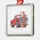 CAR CRASH SCENE METALEN ORNAMENT (Links)