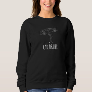 Car Dealer Stick Man Salesperson Dealership Trui