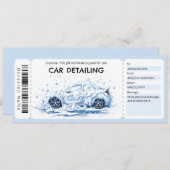 Car Detailing Gift Certificate Kaart (Voorkant / Achterkant)